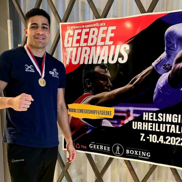 🥇 Congratulations to our ambassador @deliciousboxing, who is looking exceptionally stylish wearing his gold medal and our specially branded Maverick Stars tracksuit bottoms.

The powerful super heavyweight emerged victorious in the GeeBee tournament in Helsinki, Finland.